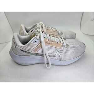 Nike Air Zoom Pegasus 40 Shoes Women's 6.5 White Running Athletic Road Sneakers